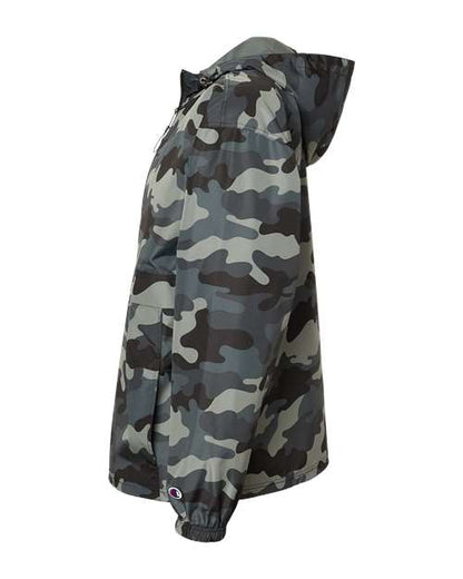 Champion CO200 Unisex Packable Anorak Jacket - Concrete Camo - DirectSide