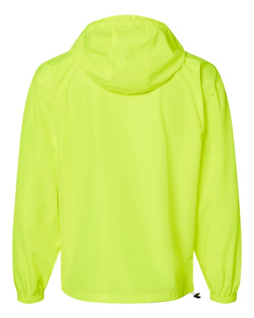 Champion CO200 Unisex Packable Anorak Jacket - Safety Green - Back