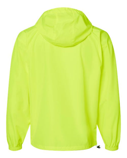 Champion CO200 Unisex Packable Anorak Jacket - Safety Green - Back