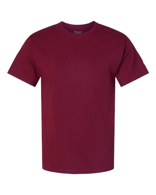 Champion T425 Unisex Classic T-Shirt - Cardinal - Front