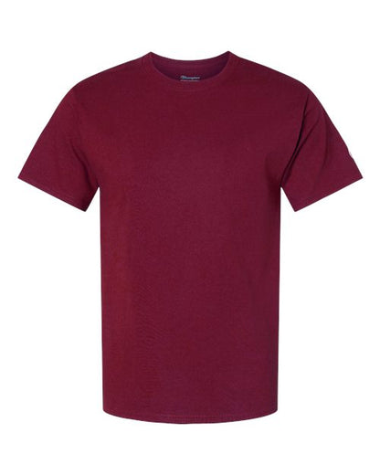 Champion T425 Unisex Classic T-Shirt - Cardinal - Front