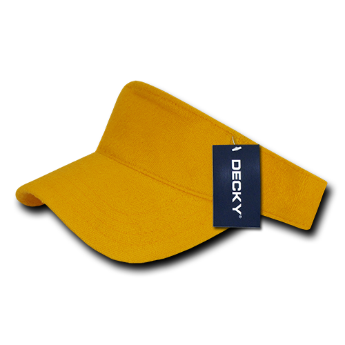 Decky-996-Terry Visor - Yellow