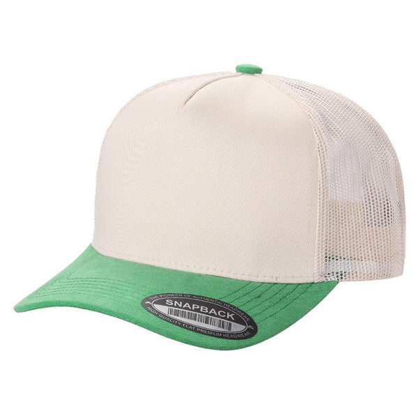 TCMS - TC MESH BACK & SUEDE BILLS - TAN/K.GREEN