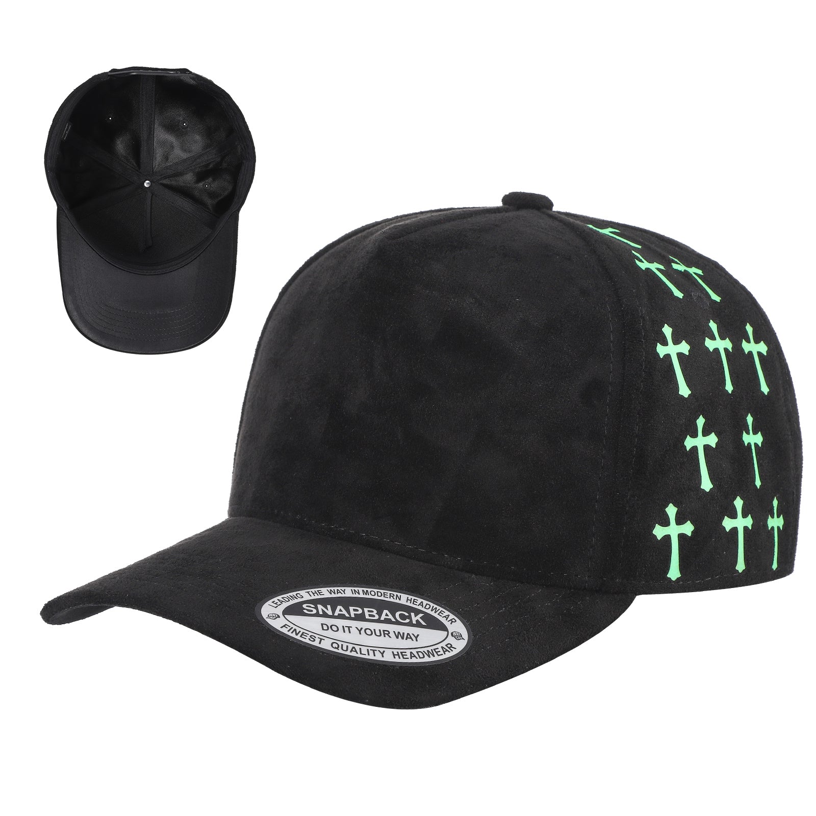 5SSTG - 5 Panel Suede Satin Gilding