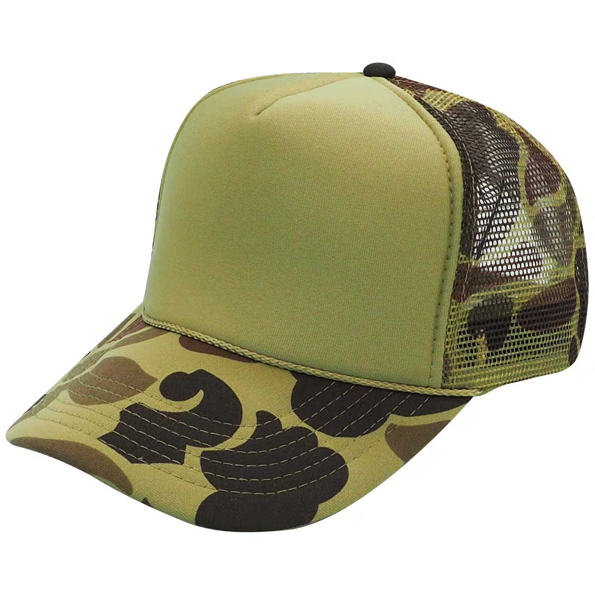 Nissun CPC - Foam Trucker Camo Hat, 5-Panel Camouflage Cap