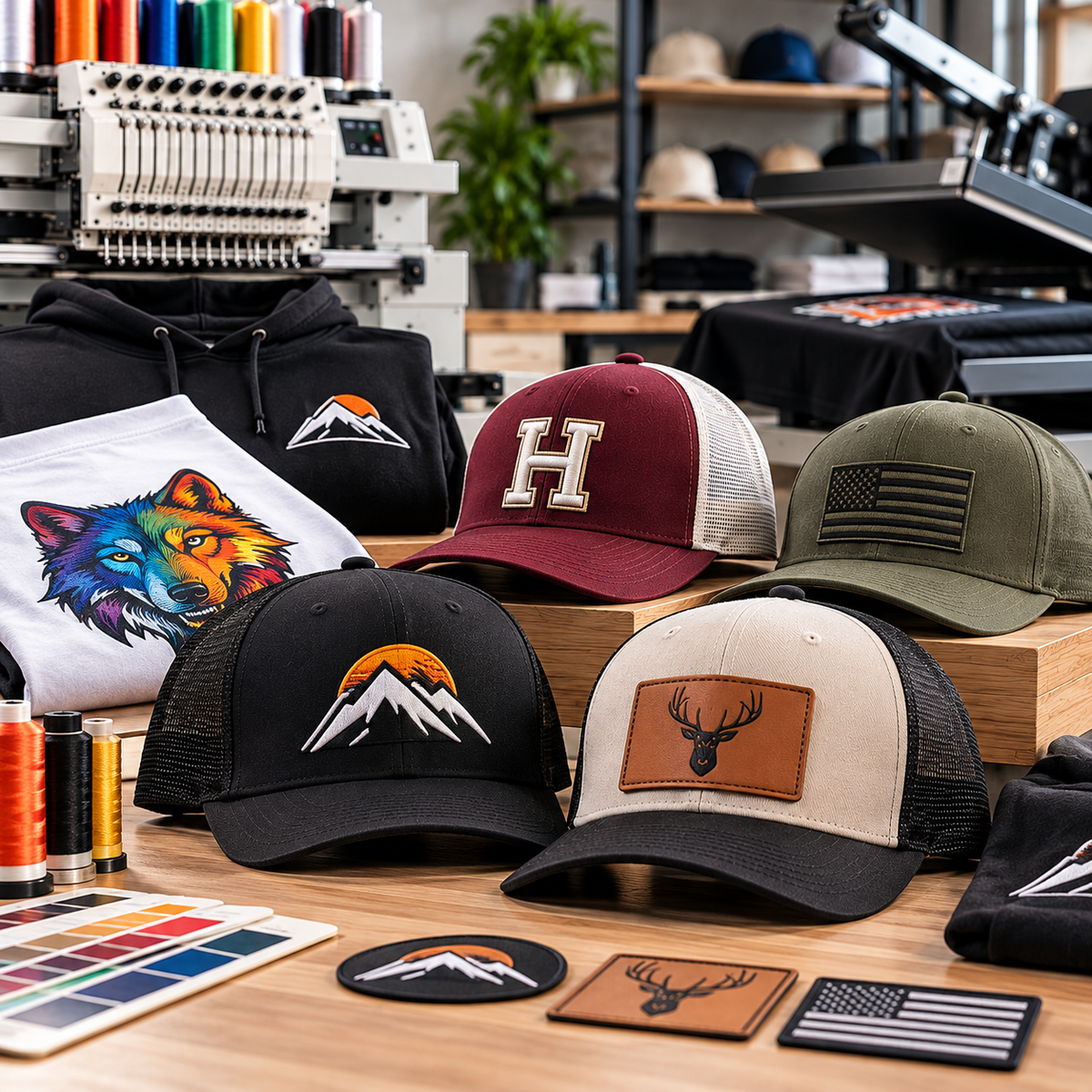 Hats for brands, businesses and teams
