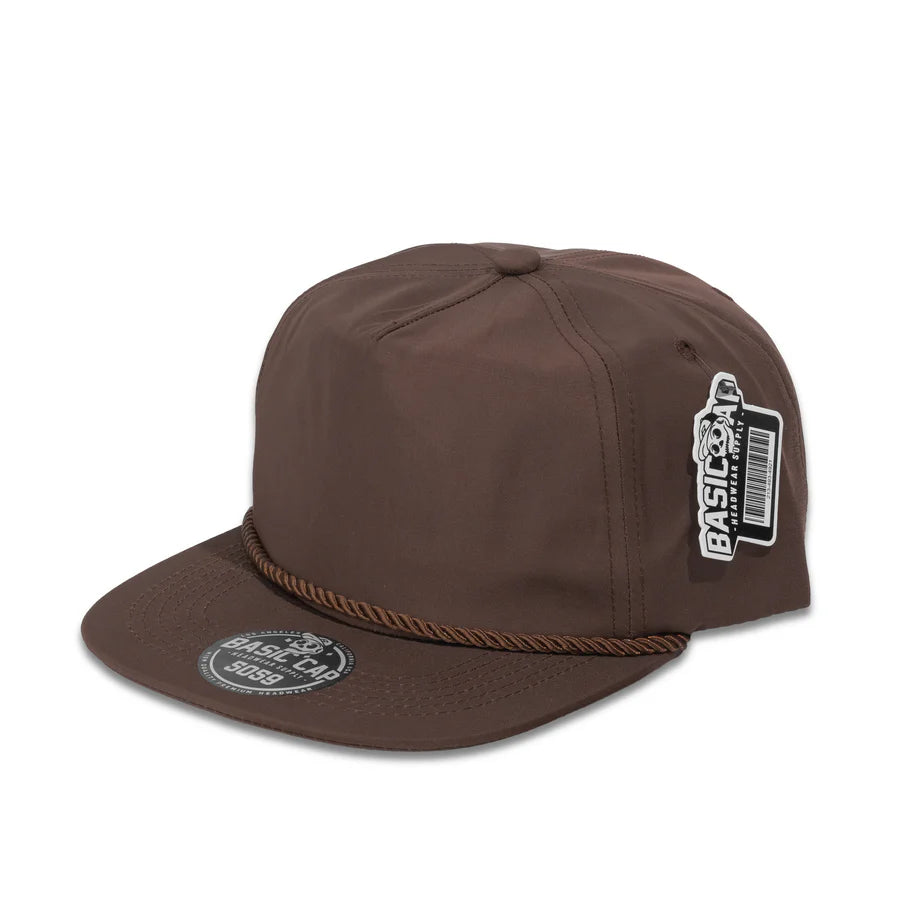 BSC-5059-5Panel Unstructured With Rope Nylon Hat