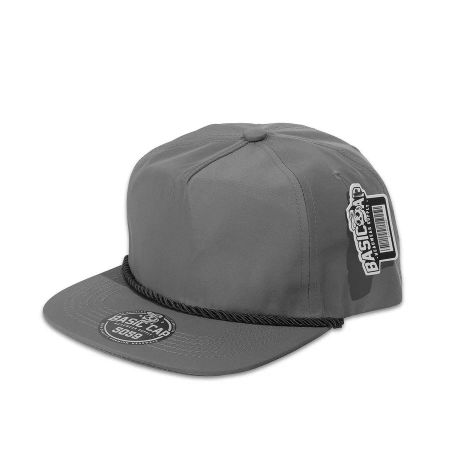 BSC-5059-5Panel Unstructured With Rope Nylon Hat