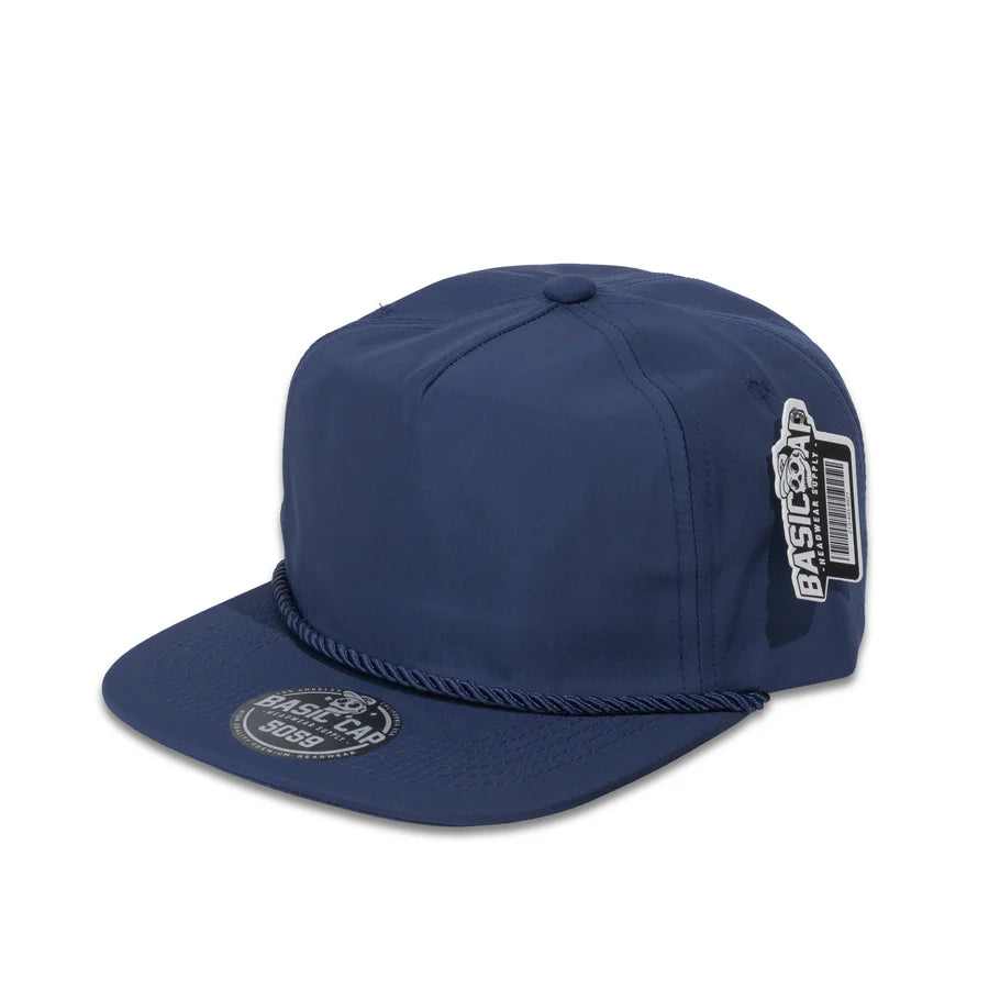 BSC-5059-5Panel Unstructured With Rope Nylon Hat
