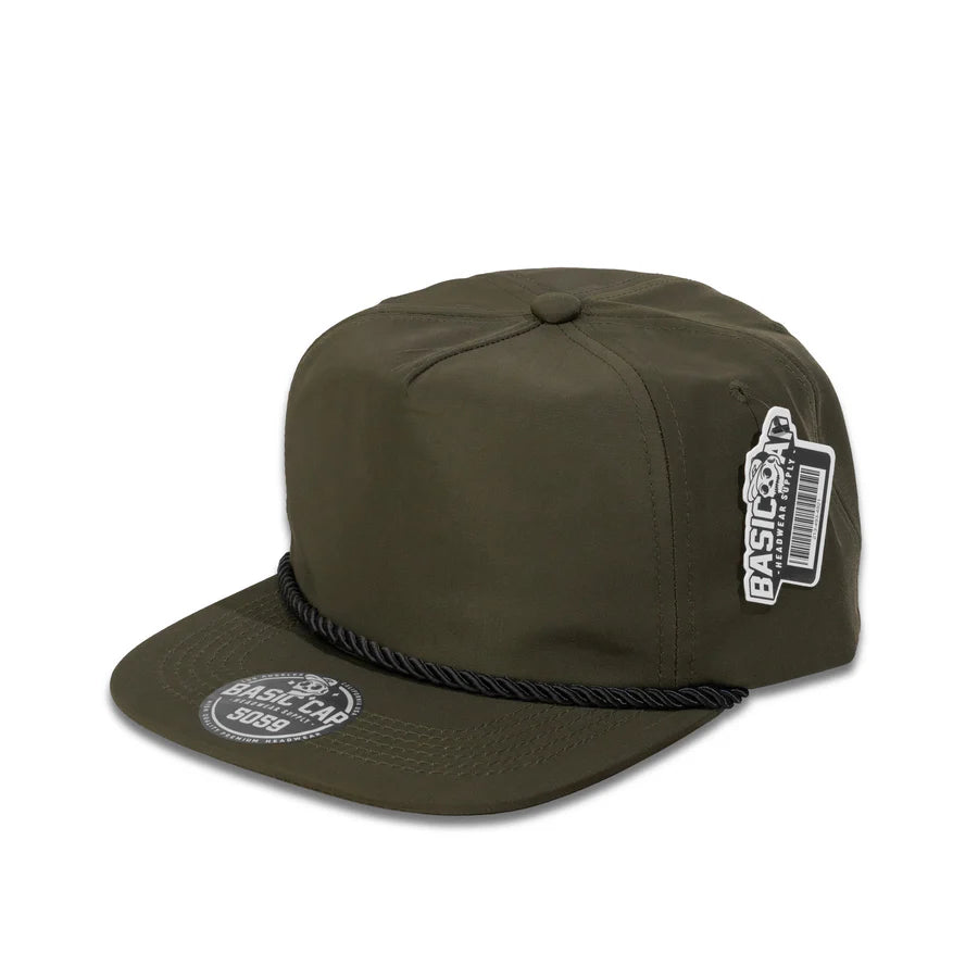 BSC-5059-5Panel Unstructured With Rope Nylon Hat