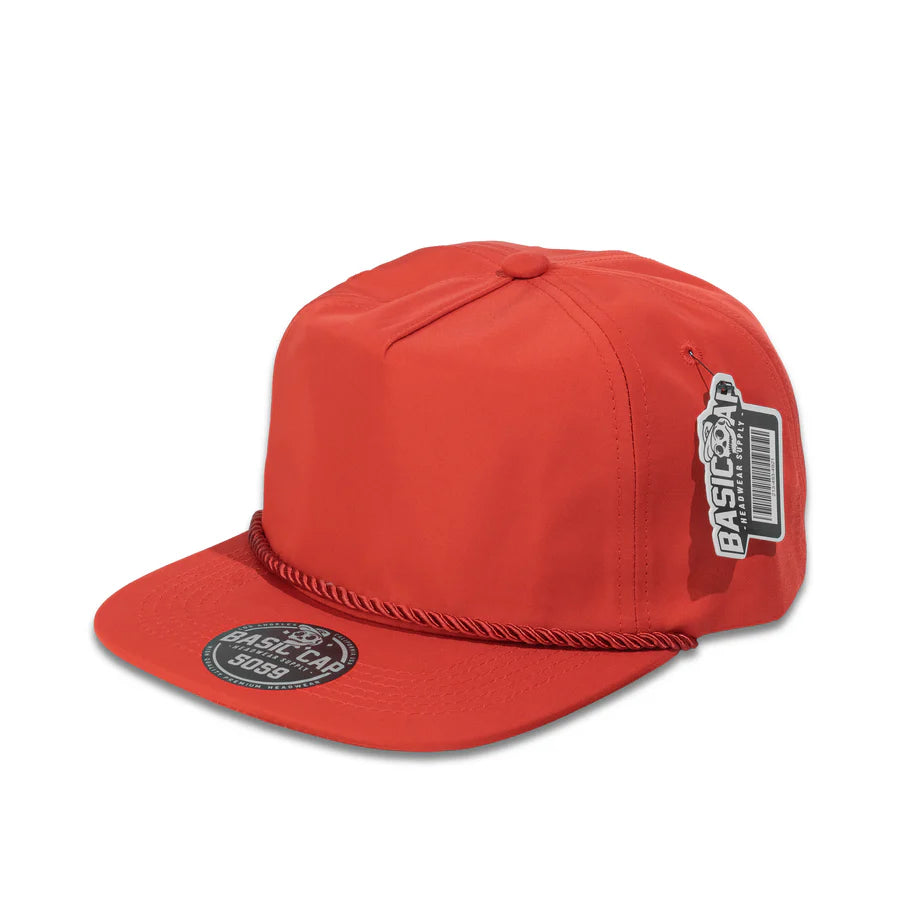 BSC-5059-5Panel Unstructured With Rope Nylon Hat