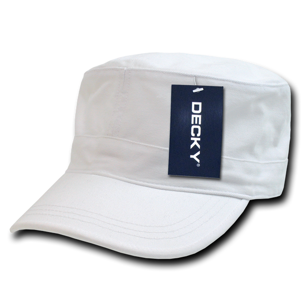 Decky-GRM-Washed Cotton G.I.Cap - White