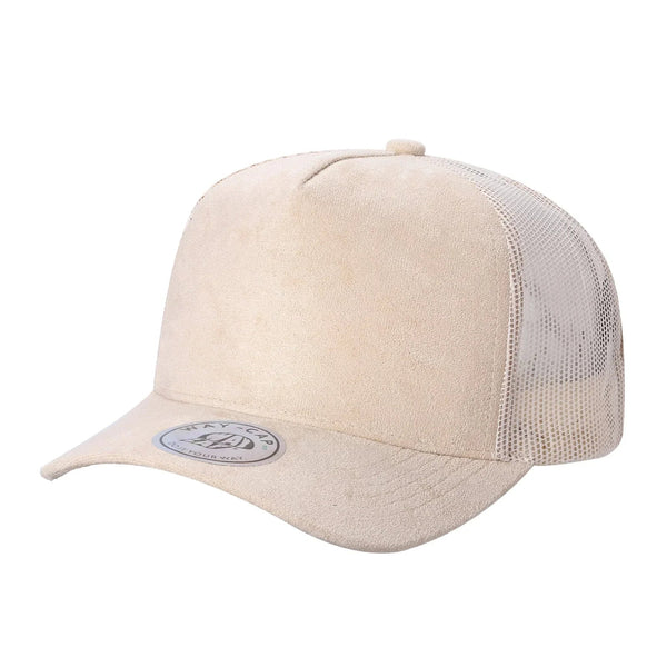 Premium Blank Hats  SUM - SUEDE MESH - TAN