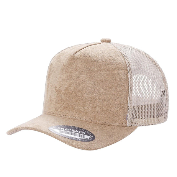 Premium Blank Hats  SUM - SUEDE MESH - SAND