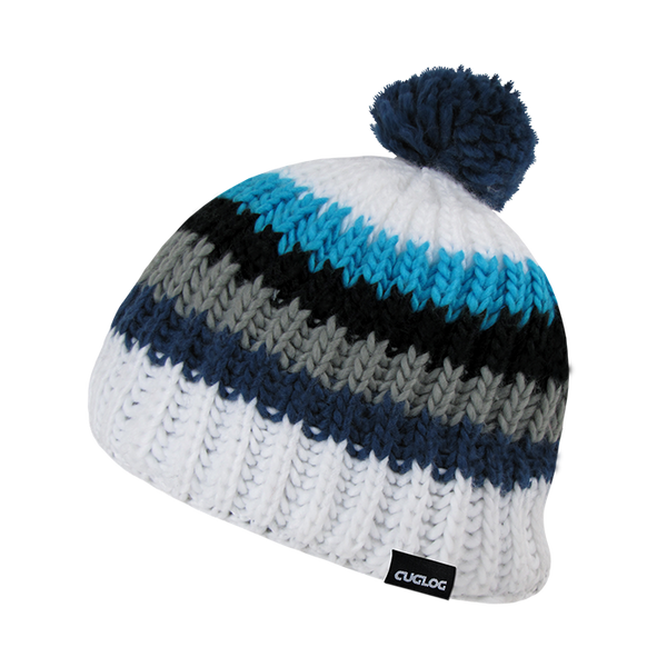 Decky-K028-Mont Ventoux Beanie - White/Royal