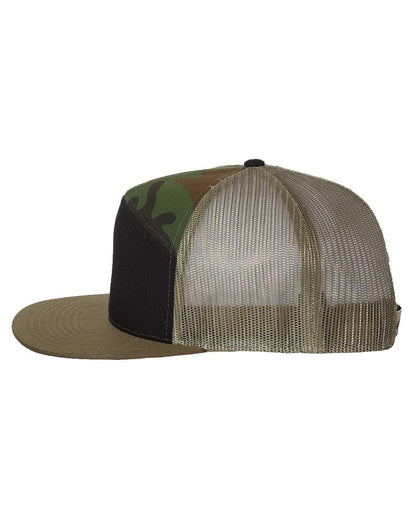 Richardson 168 Seven-Panel Trucker Cap, Snapback