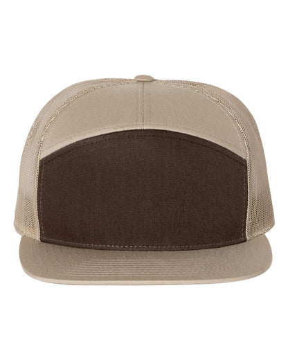 Richardson 168 Seven-Panel Trucker Cap, Snapback