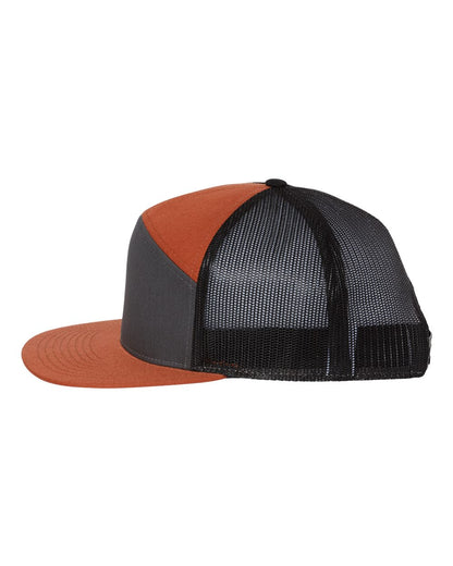 Richardson 168 Seven-Panel Trucker Cap, Snapback