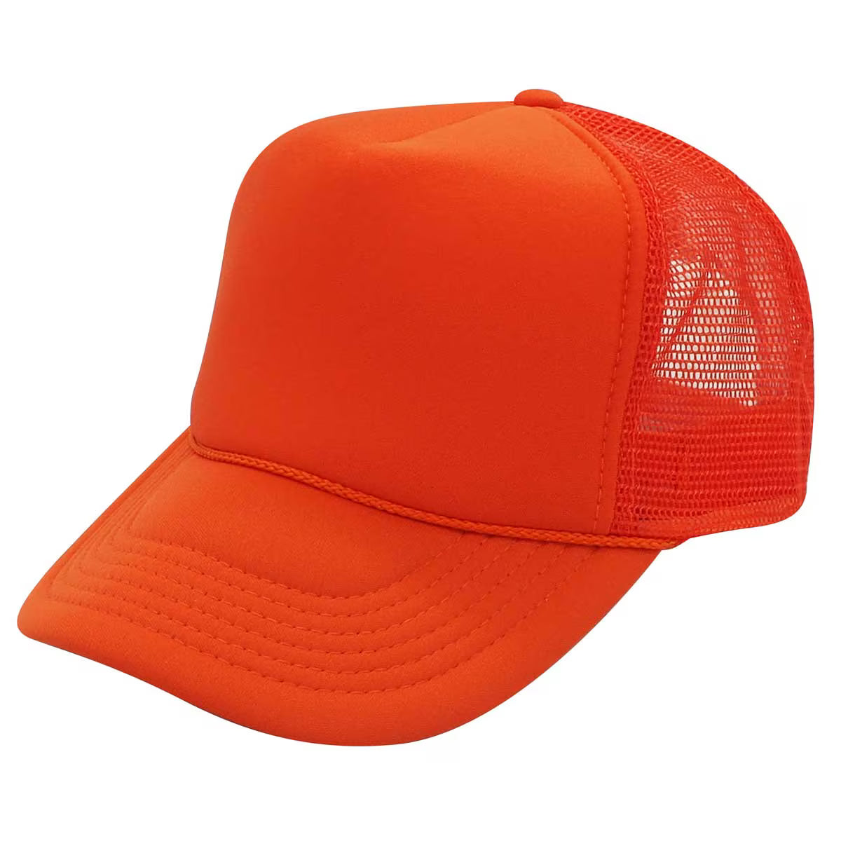 Nissun Foam Trucker Hat, 5 Panel Mesh Cap, Solid Colors - SSC