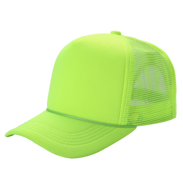 STM-Sponge Trucker Mesh Cap – Breathable Mesh Back Snapback Hat - N.YELLOW