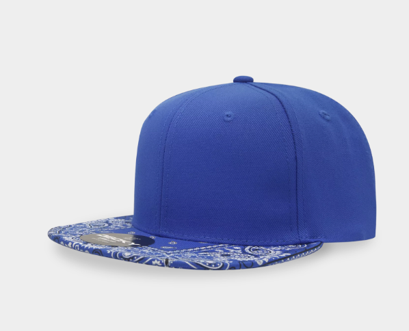 Decky-1093-6 Panel High Profile Structured Bandanna Bill Snapback