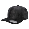 Blank Camo Suede Bill Snapback Hat