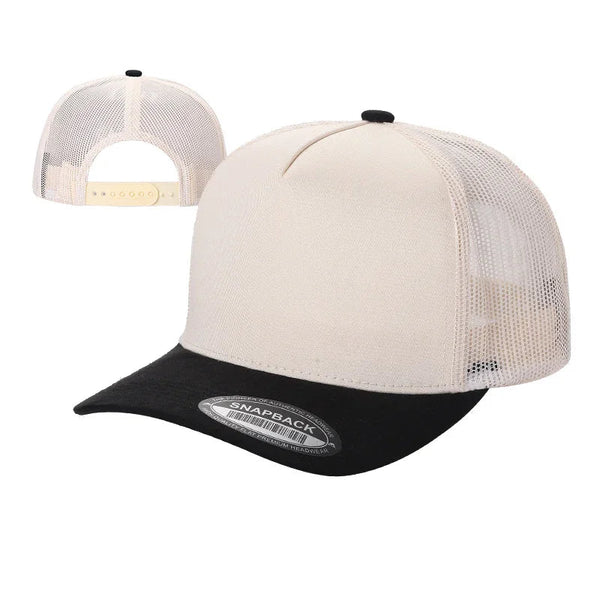 TCMS - TC MESH BACK & SUEDE BILLS - TAN/BLK
