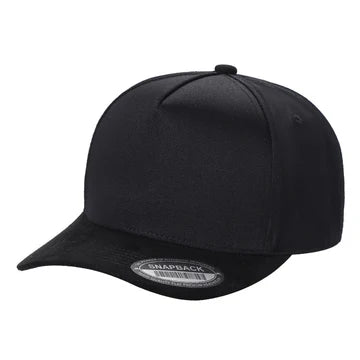 Blank 5 Pannel Suede Bill Hat