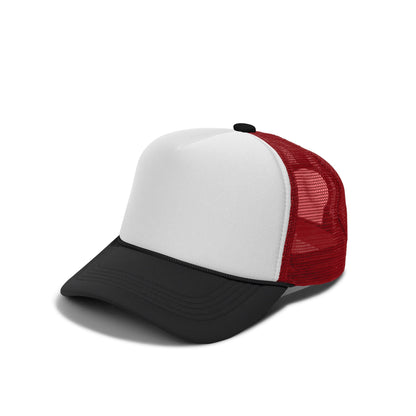 BASIC CAPS - Plain Foam Trucker Hat 8004
