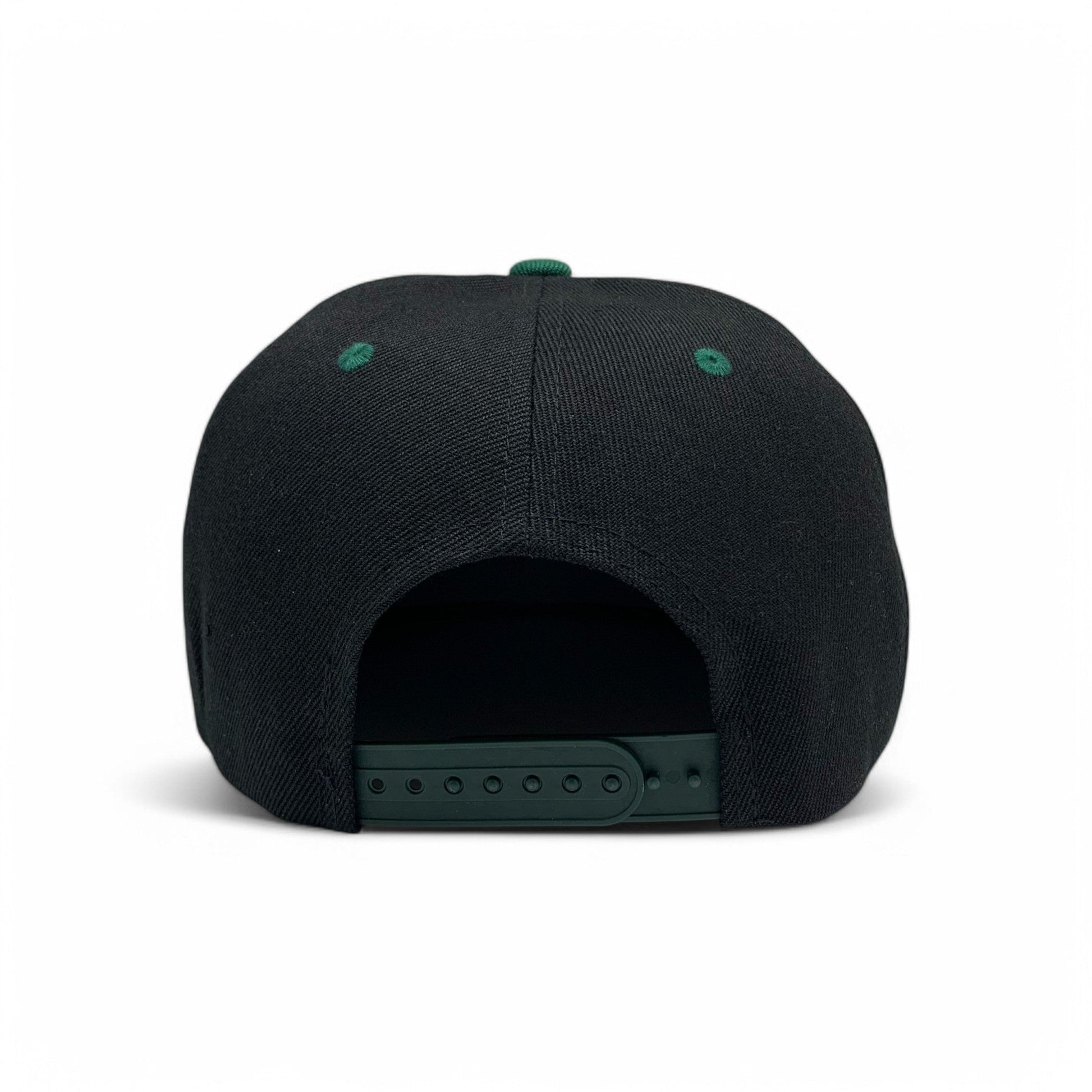 Basic Cap Plain Poly Snapback Hat 8002