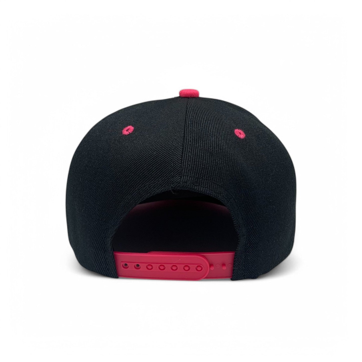 Basic Cap Plain Poly Snapback Hat 8002