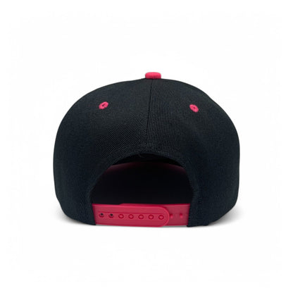 Basic Cap Plain Poly Snapback Hat 8002