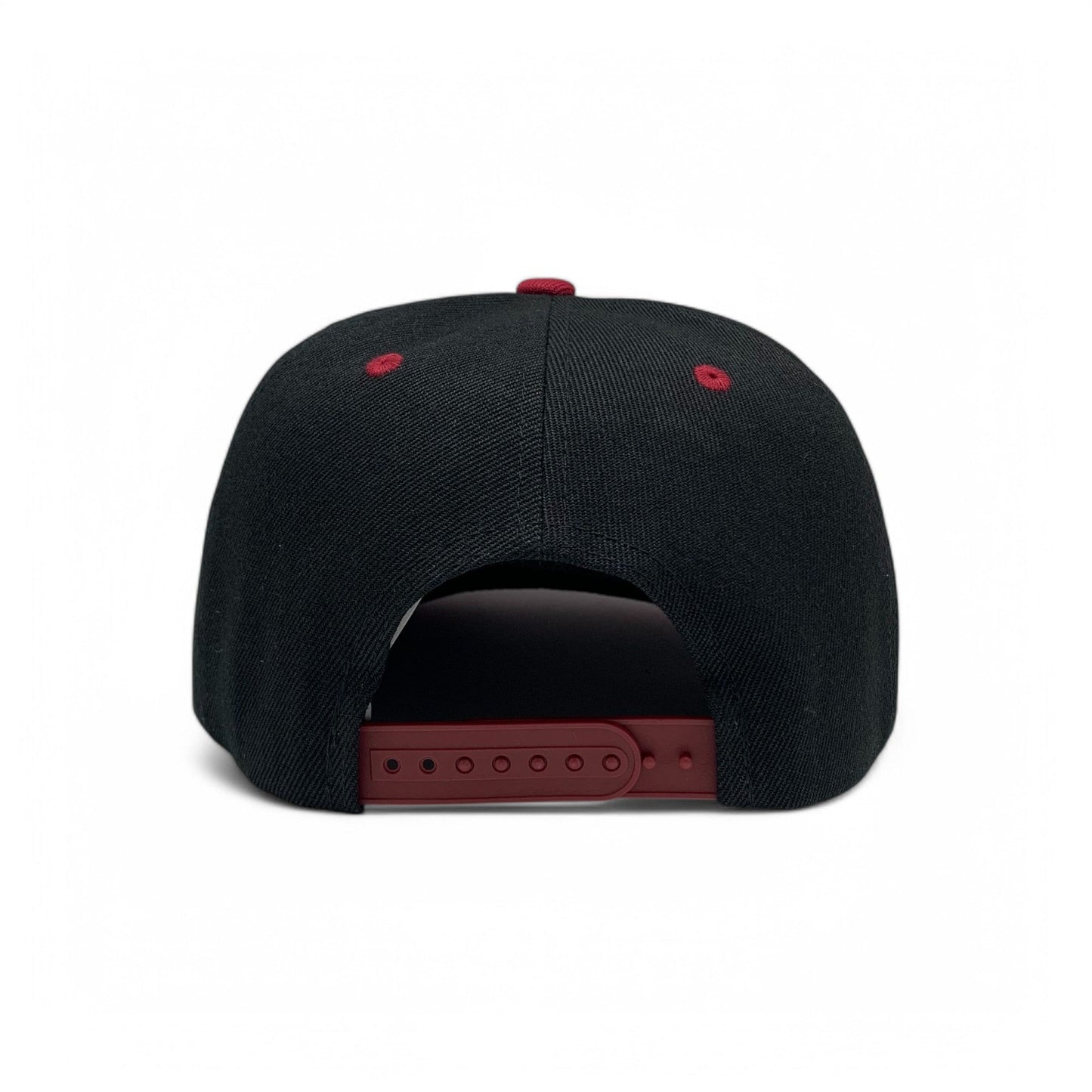 Basic Cap Plain Poly Snapback Hat 8002