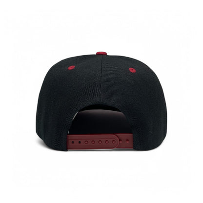 Basic Cap Plain Poly Snapback Hat 8002