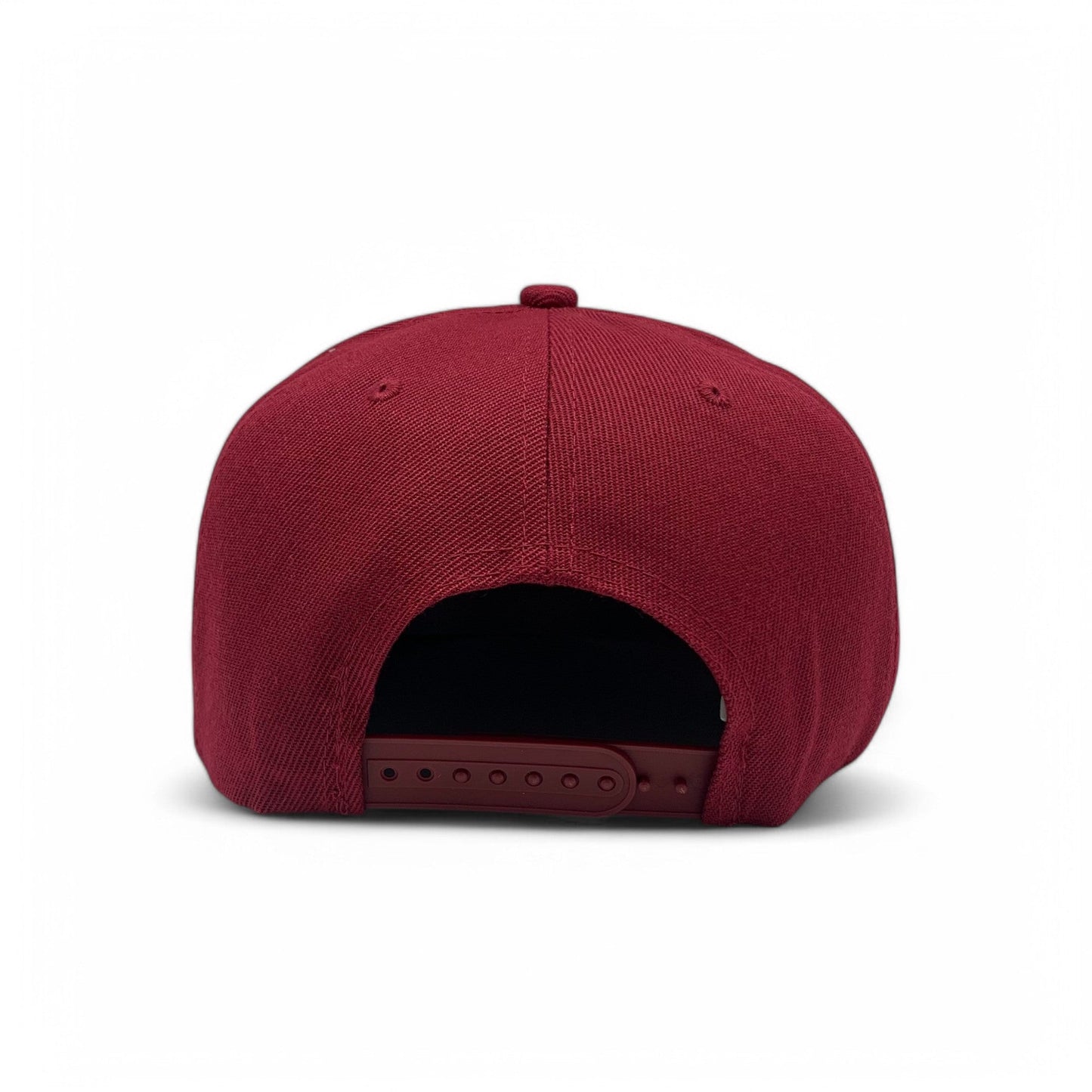 Basic Cap Plain Poly Snapback Hat 8002