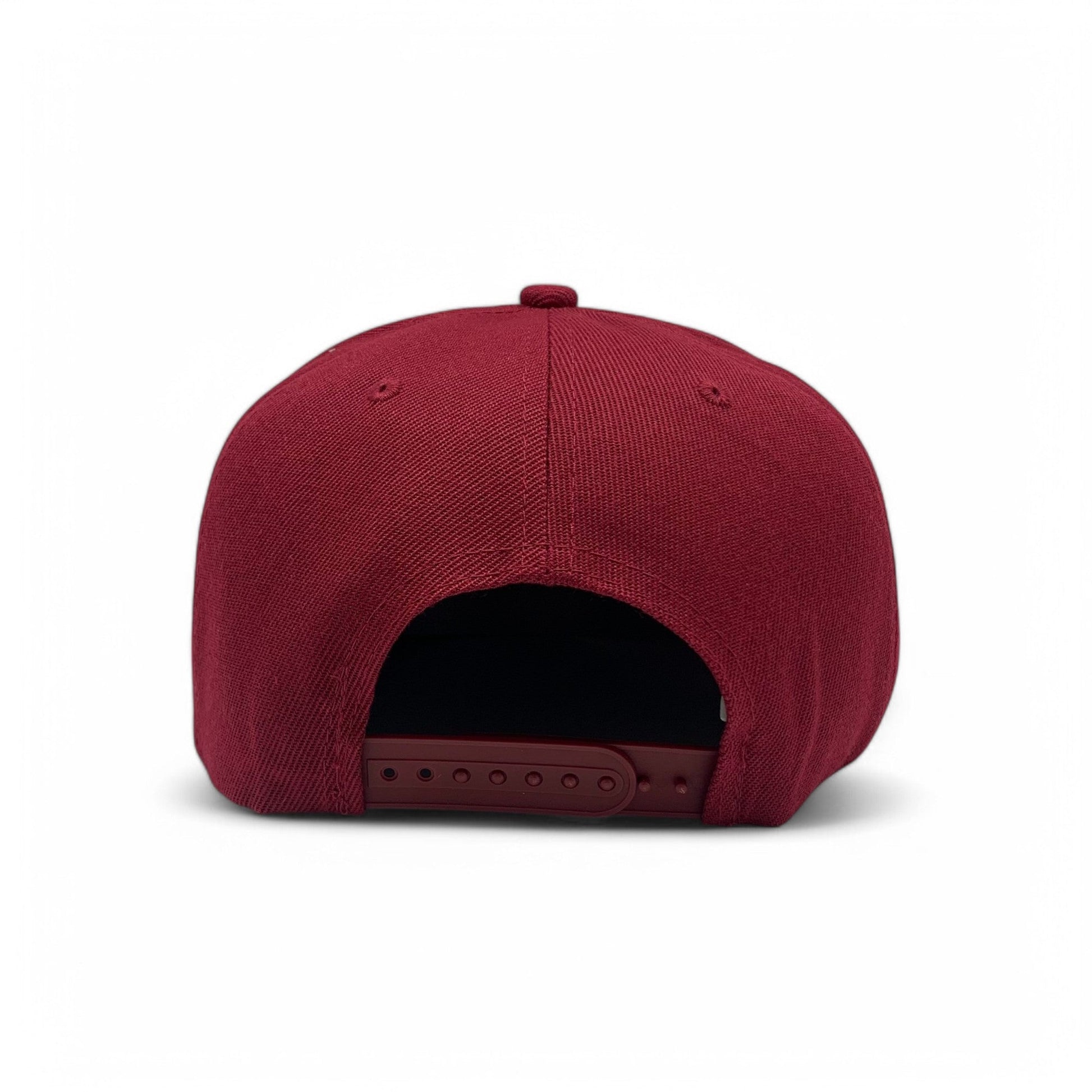 Basic Cap Plain Poly Snapback Hat 8002