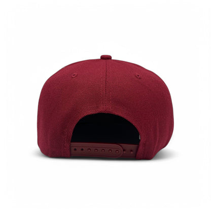 Basic Cap Plain Poly Snapback Hat 8002
