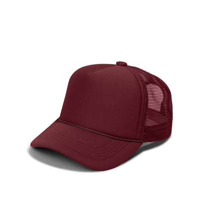 BASIC CAPS - Plain Foam Trucker Hat 8004