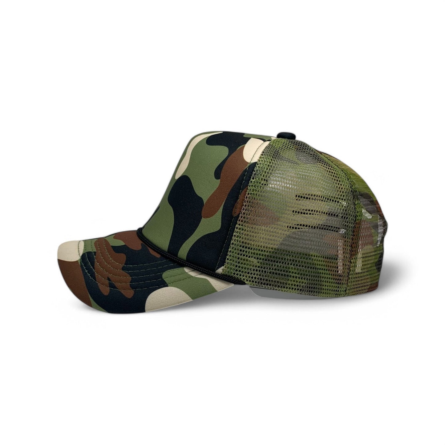 BASIC CAPS - Plain Foam Trucker Hat 8004