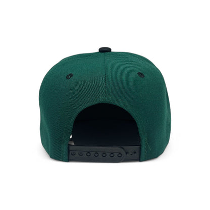 Basic Cap Plain Poly Snapback Hat 8002