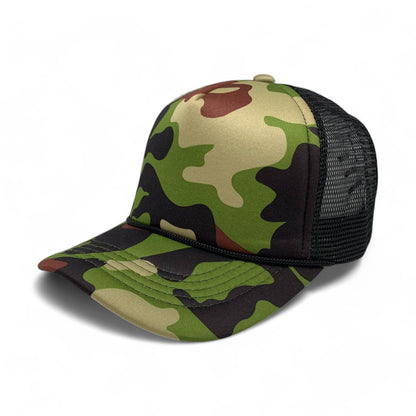 BASIC CAPS - Plain Foam Trucker Hat 8004