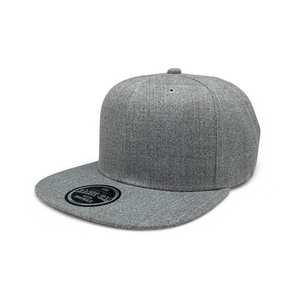 Basic Cap Plain Poly Snapback Hat 8002
