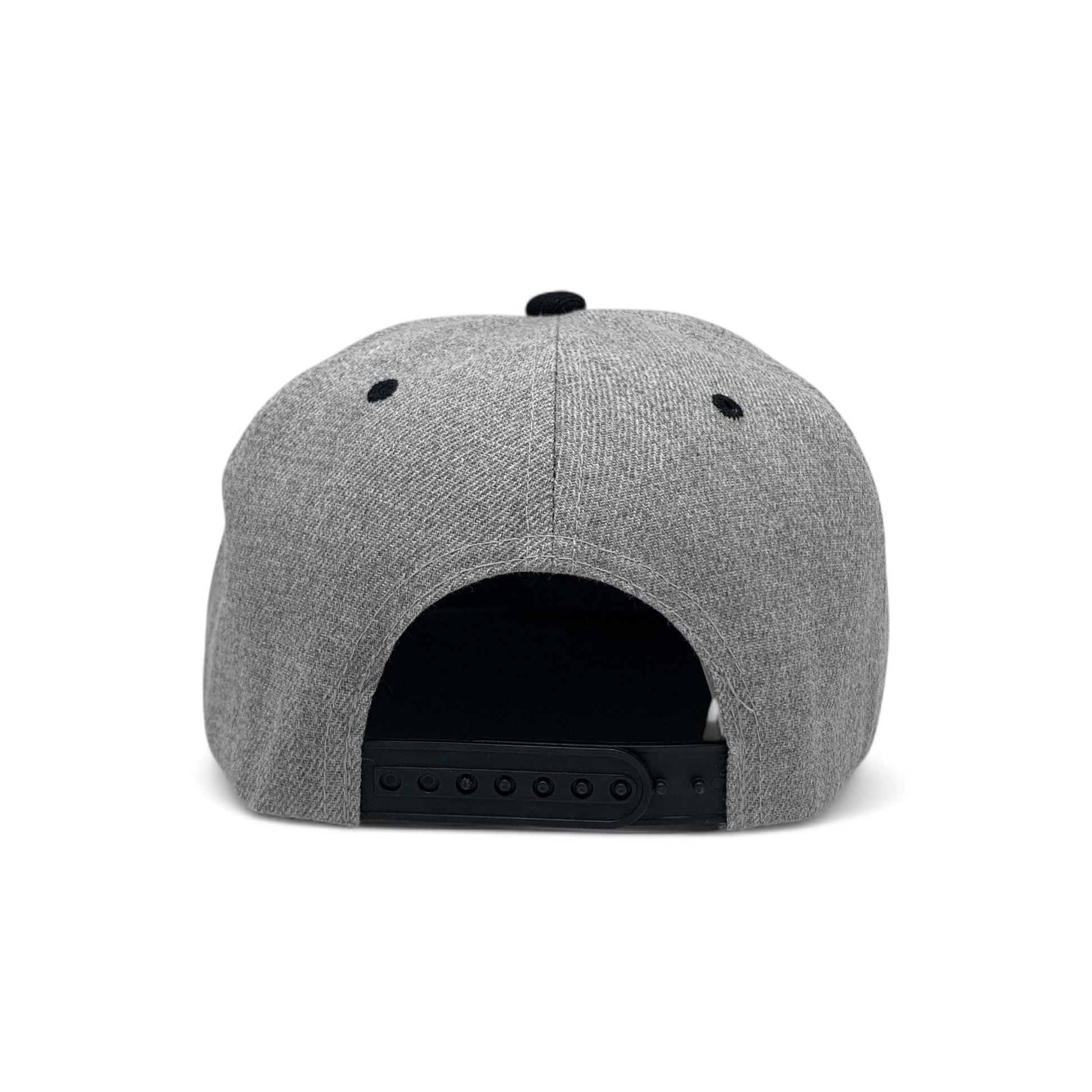 Basic Cap Plain Poly Snapback Hat 8002