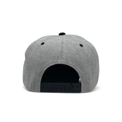 Basic Cap Plain Poly Snapback Hat 8002