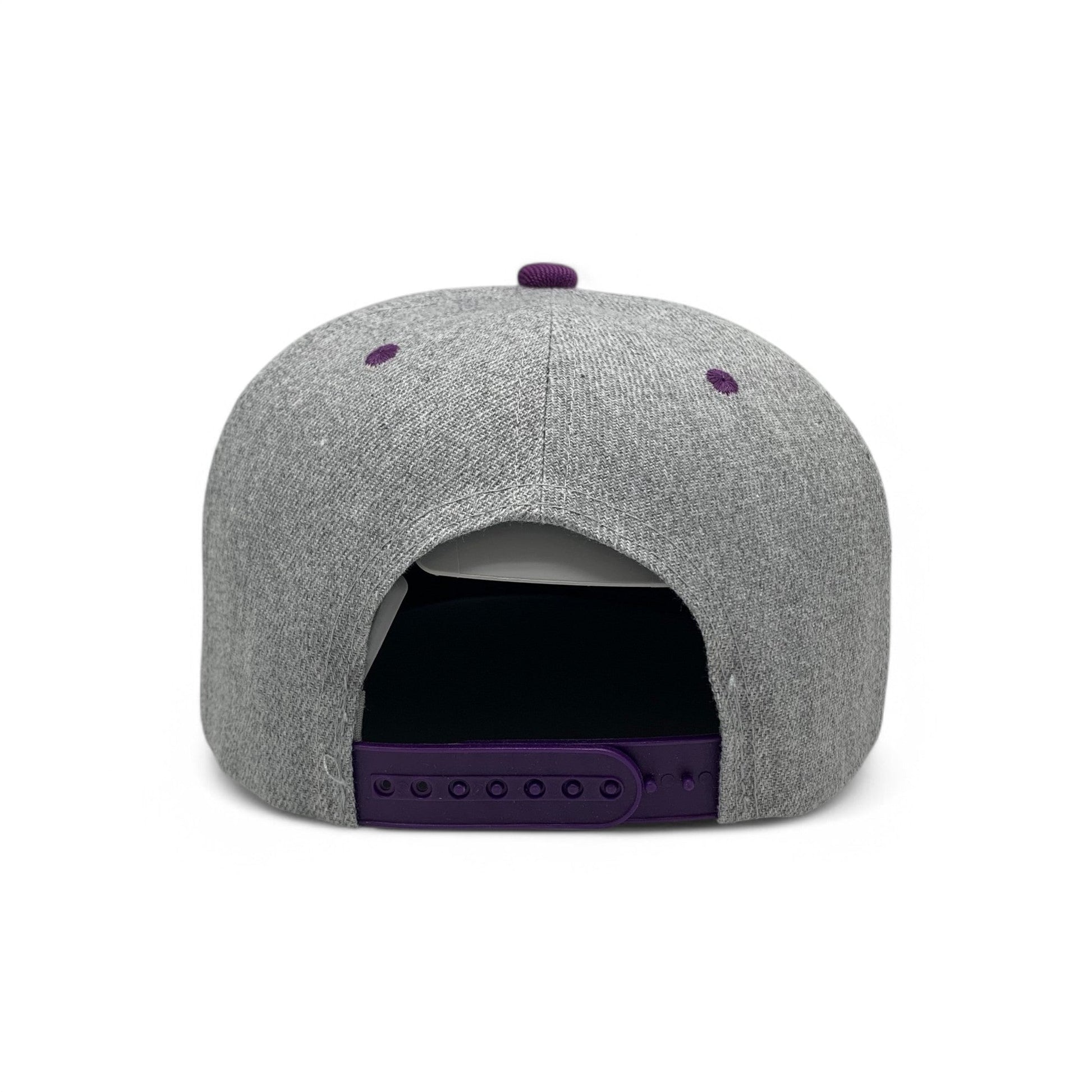 Basic Cap Plain Poly Snapback Hat 8002