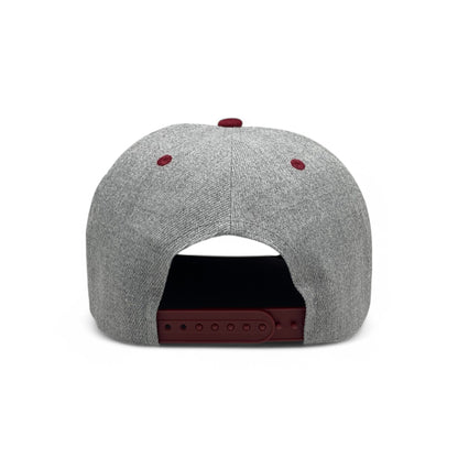 Basic Cap Plain Poly Snapback Hat 8002