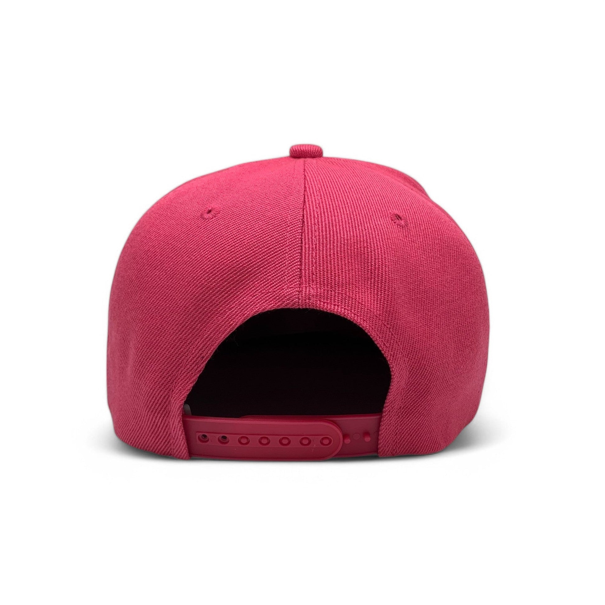 Basic Cap Plain Poly Snapback Hat 8002