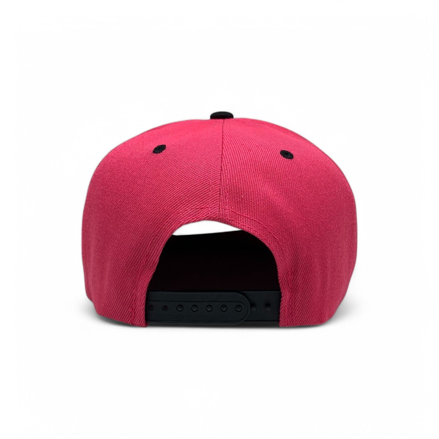 Basic Cap Plain Poly Snapback Hat 8002