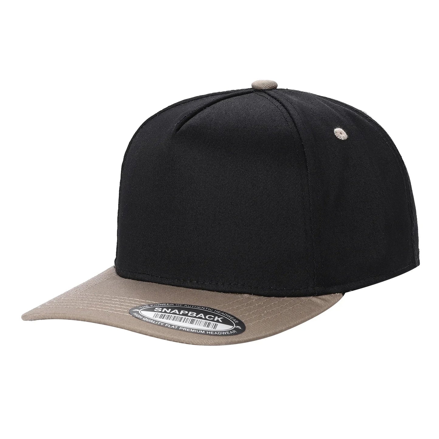 WAYCAP TC 5-Panel Snapback Hat TAN/BLK