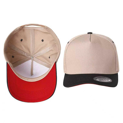 WAYCAP TC 5-Panel Snapback Hat TAN/BLK